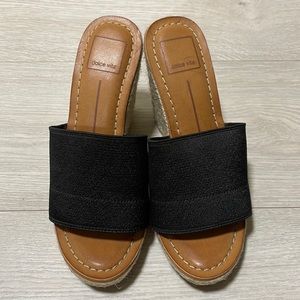 NEVER WORN Dolce Vita straw woven wedges!!